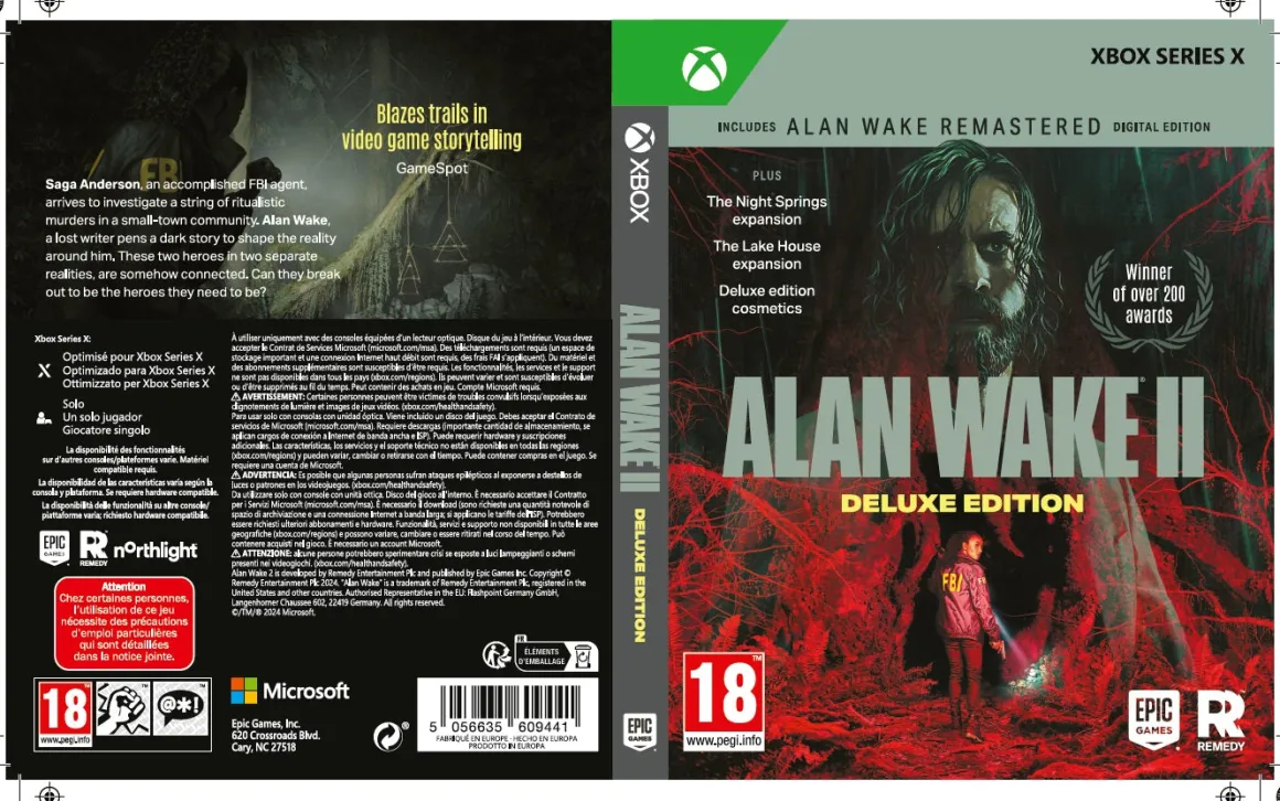 Alan Wake 2 Deluxe Edition Xbox Series X^REMEDY Discount