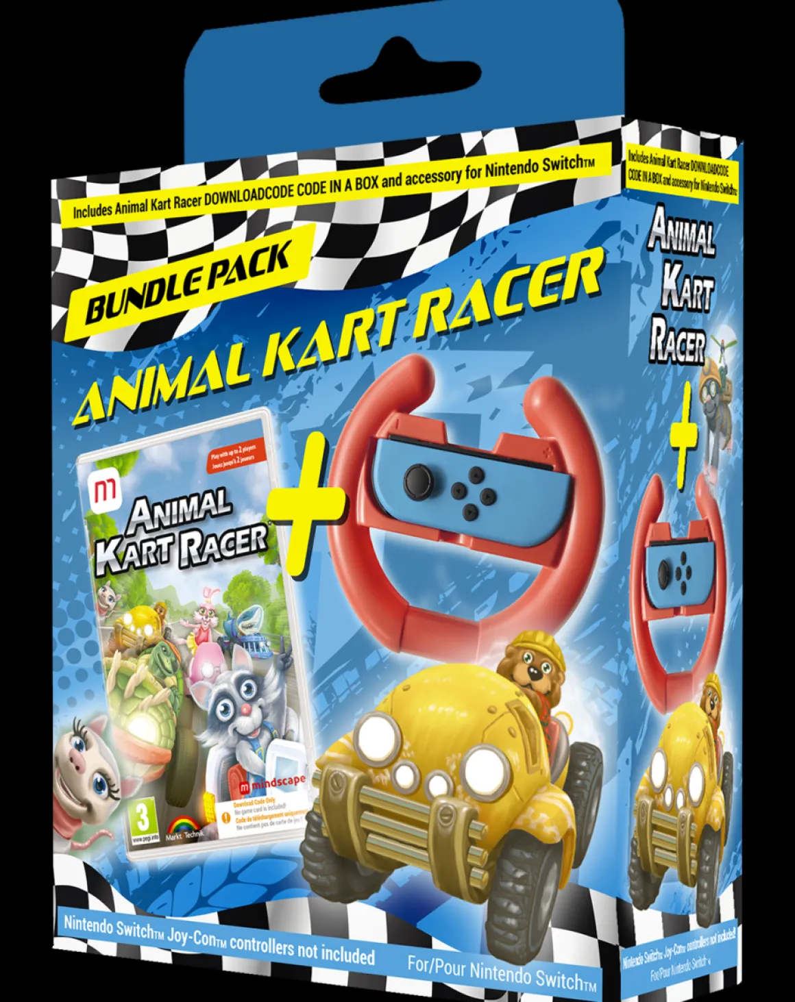Animal Kart Racer code CIAB + Volant Nintendo SWITCH^MINDSCAPE Online