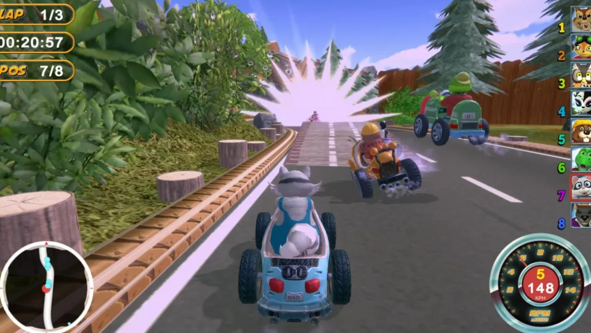 Animal Kart Racer code CIAB + Volant Nintendo SWITCH^MINDSCAPE Online