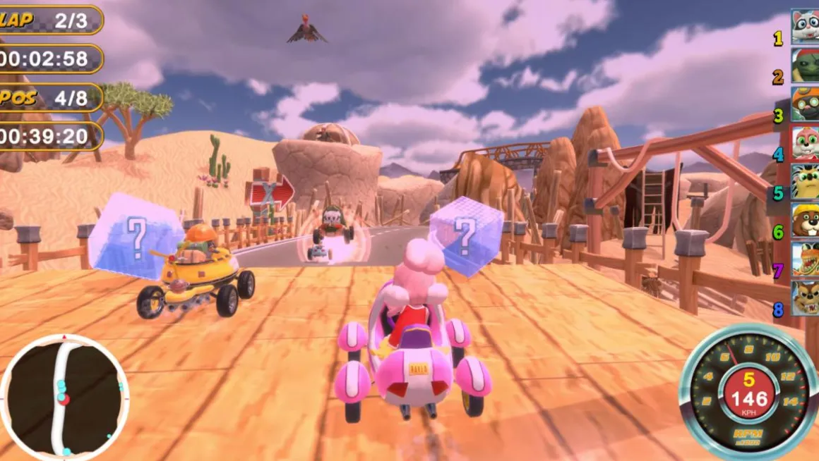 Animal Kart Racer code CIAB + Volant Nintendo SWITCH^MINDSCAPE Online