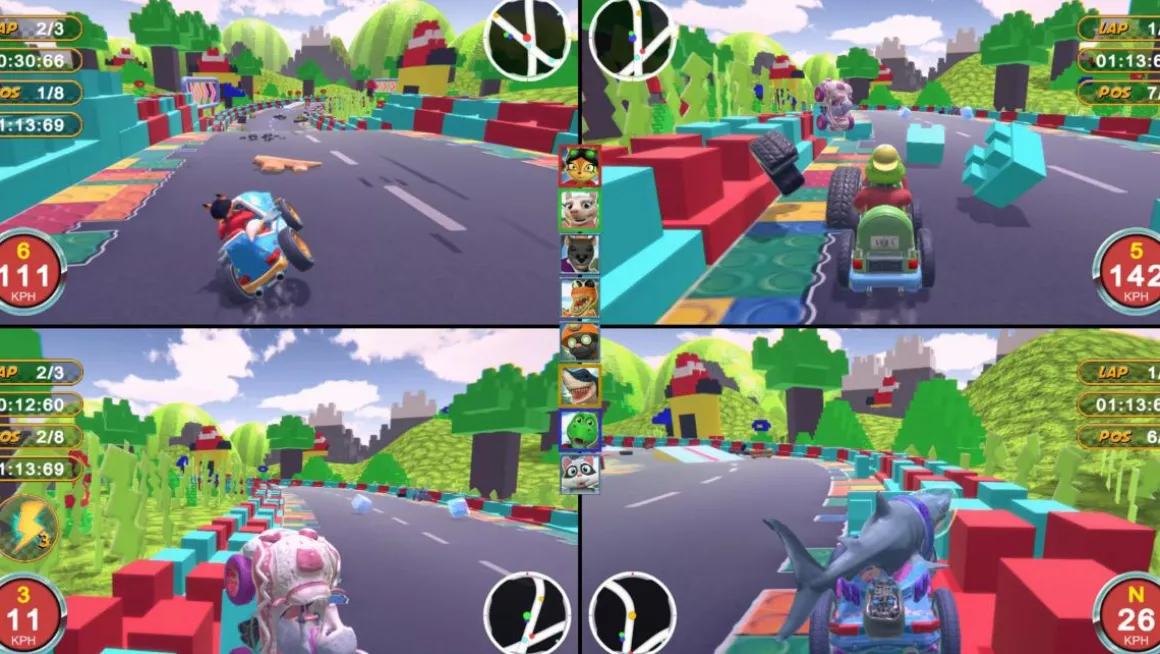 Animal Kart Racer code CIAB + Volant Nintendo SWITCH^MINDSCAPE Online