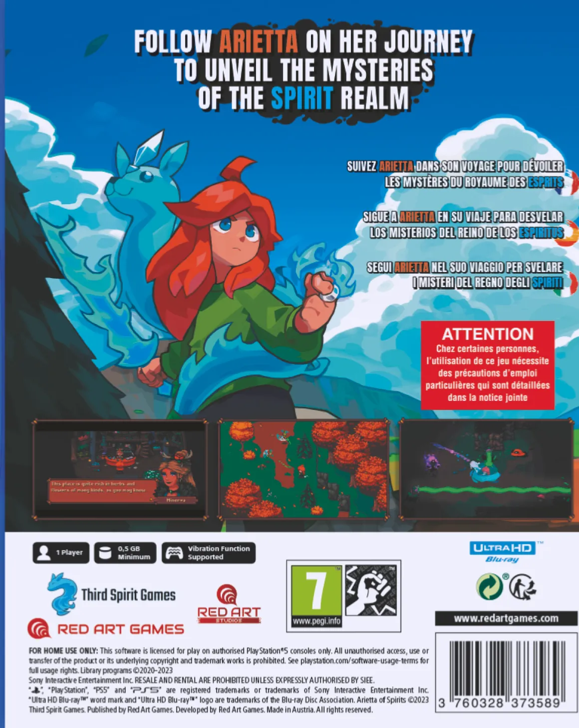 Arietta of Spirits Playstation 5^Red Art Games Outlet