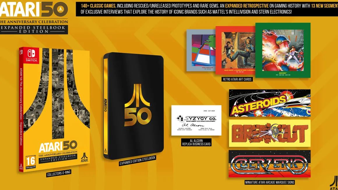 50: The Anniversary Celebration Expended Steelbook Edition SWITCH^Atari Store