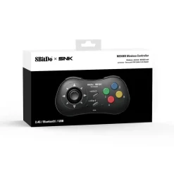 Manette Bluetooth Style SNK Neo Geo - compatible PC Windows, Android/Neo Geo Mini - Noire^8Bitdo Best