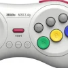 Manette sans fils 8 boutons, couleur Blanche/White compatible sur Switch, Sega Genesis mini & Mega Drive mini^8Bitdo Online