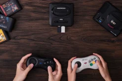 Manette sans fils 8 boutons, couleur Blanche/White compatible sur Switch, Sega Genesis mini & Mega Drive mini^8Bitdo Online
