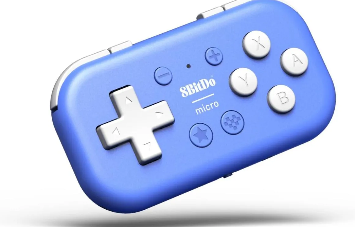 Mini-manette bluetooth bleue pour Nintendo Switch & Raspberry Pi^8Bitdo Shop