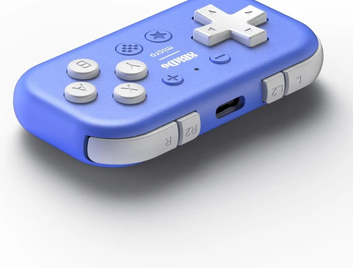 Mini-manette bluetooth bleue pour Nintendo Switch & Raspberry Pi^8Bitdo Shop