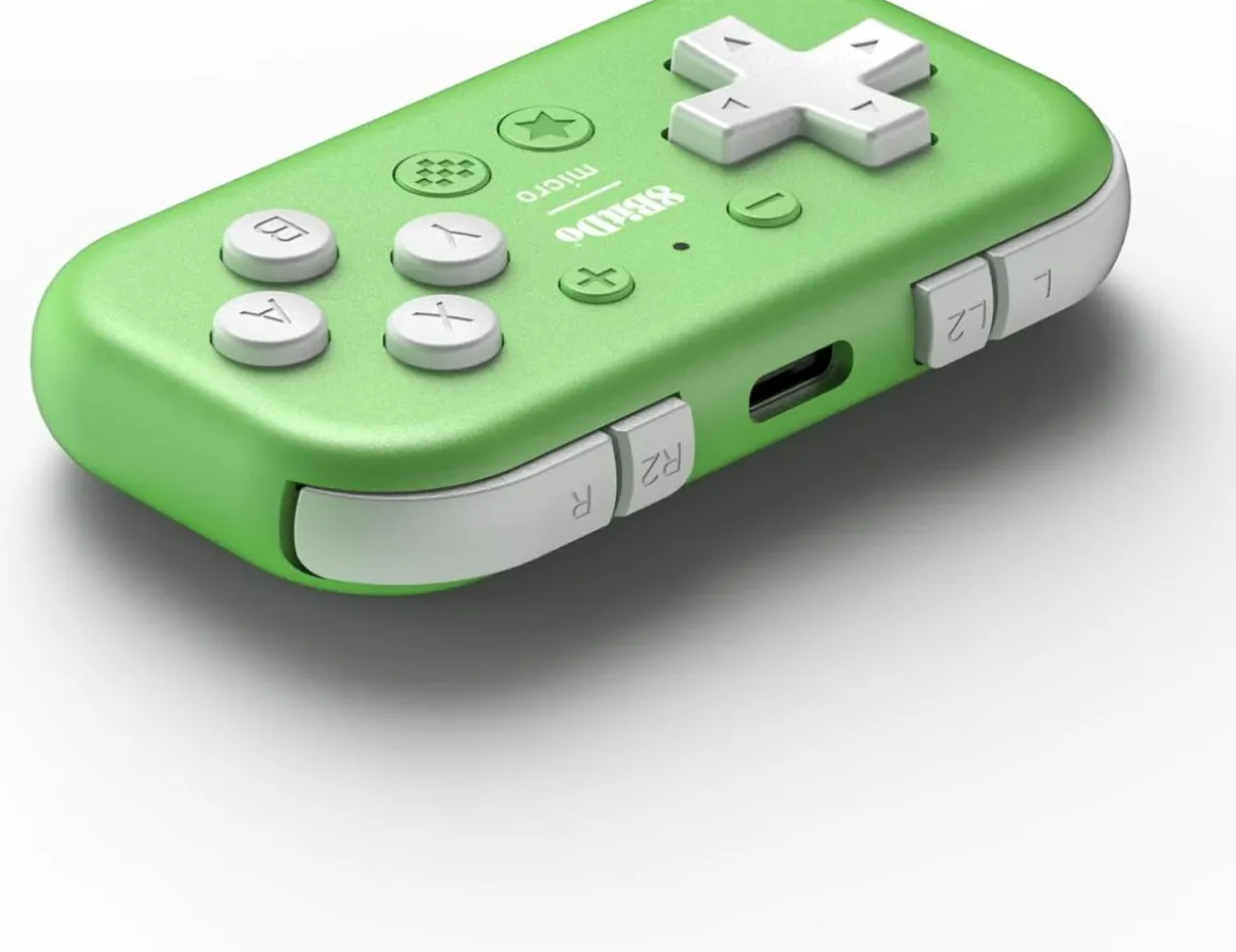 Mini-manette bluetooth verte pour Nintendo Switch & Raspberry Pi^8Bitdo Flash Sale