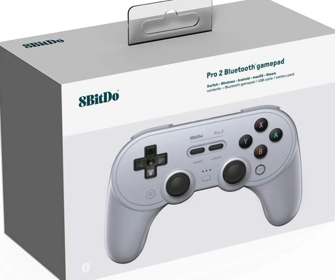 Pro 2 Manette sans Fil Bluetooth - Gray Edition^8Bitdo Best