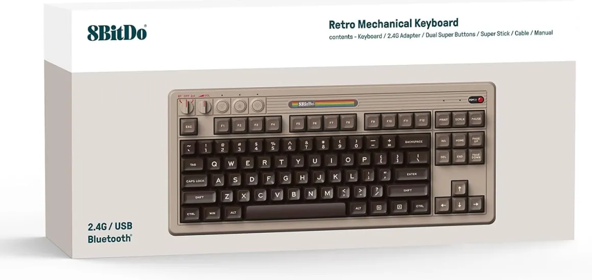 Retro Mechanical Keyboard C64 Edition^8Bitdo Discount