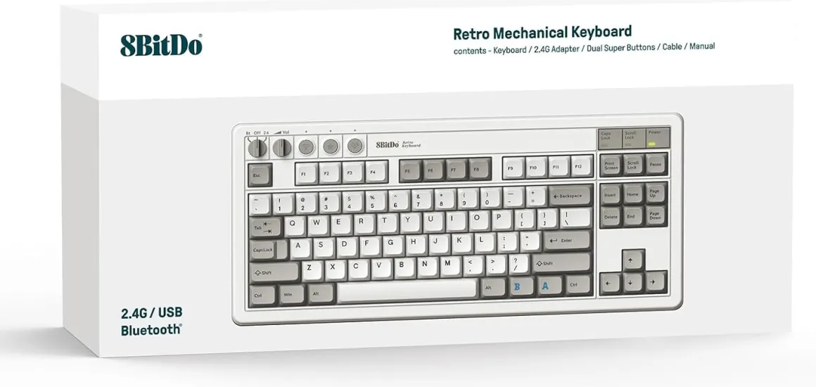 Retro Mechanical Keyboard M Edition^8Bitdo Hot