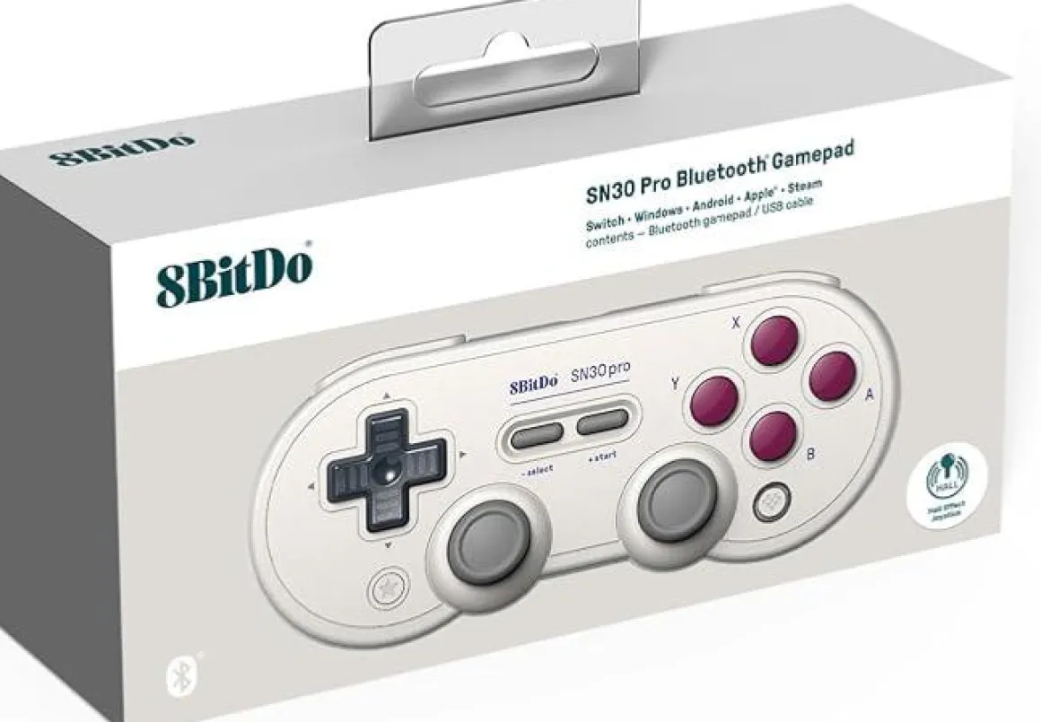 SN30 Pro Gamepad Hall Effect Classic^8Bitdo Outlet