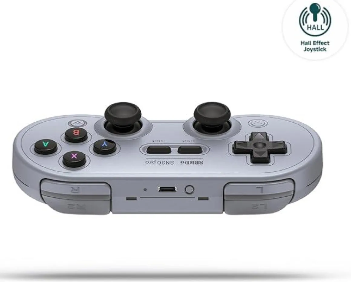 SN30 Pro Gamepad Hall Effect Gray^8Bitdo Shop