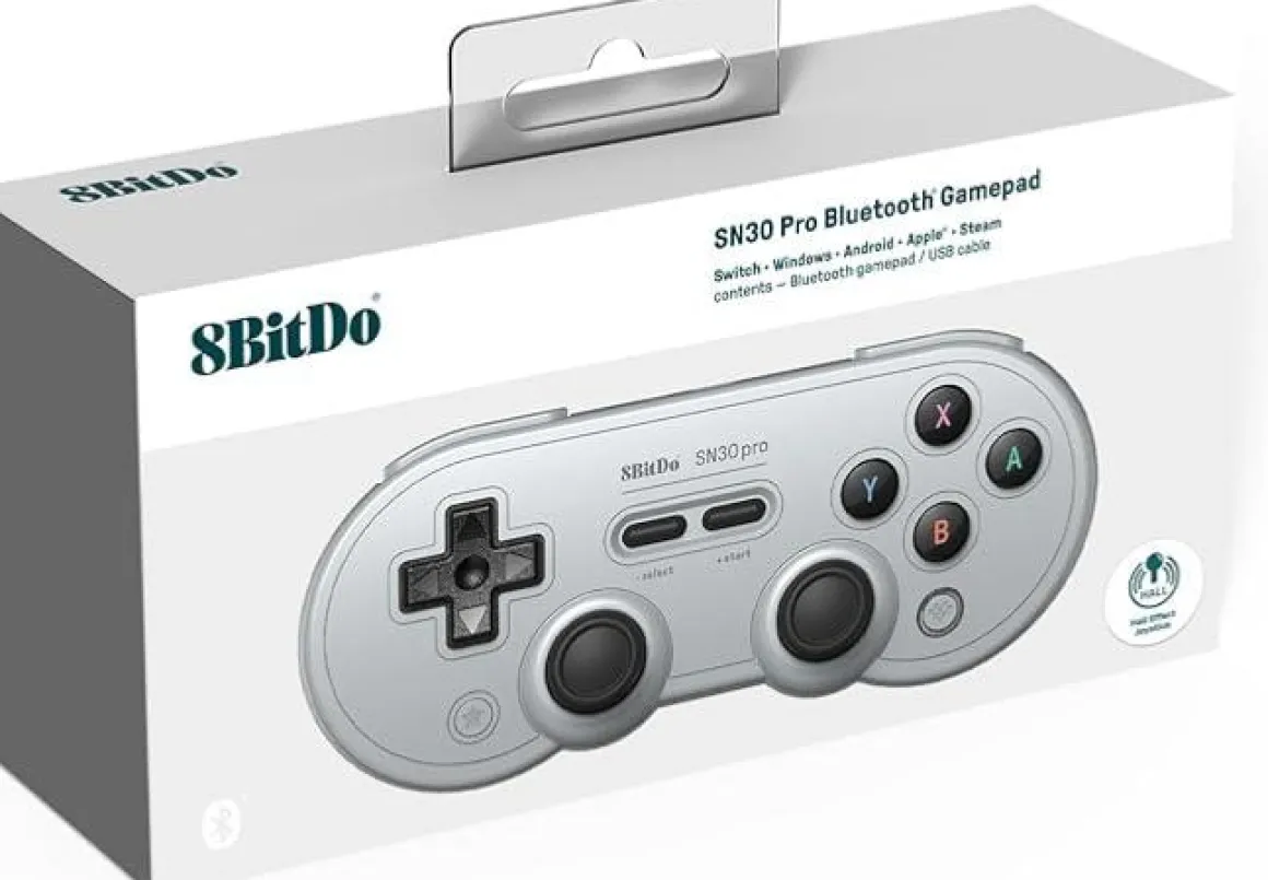 SN30 Pro Gamepad Hall Effect Gray^8Bitdo Shop