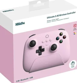 Ultimate 2.4G Wireless HALL EFFECT - Pink Edition^8Bitdo Flash Sale