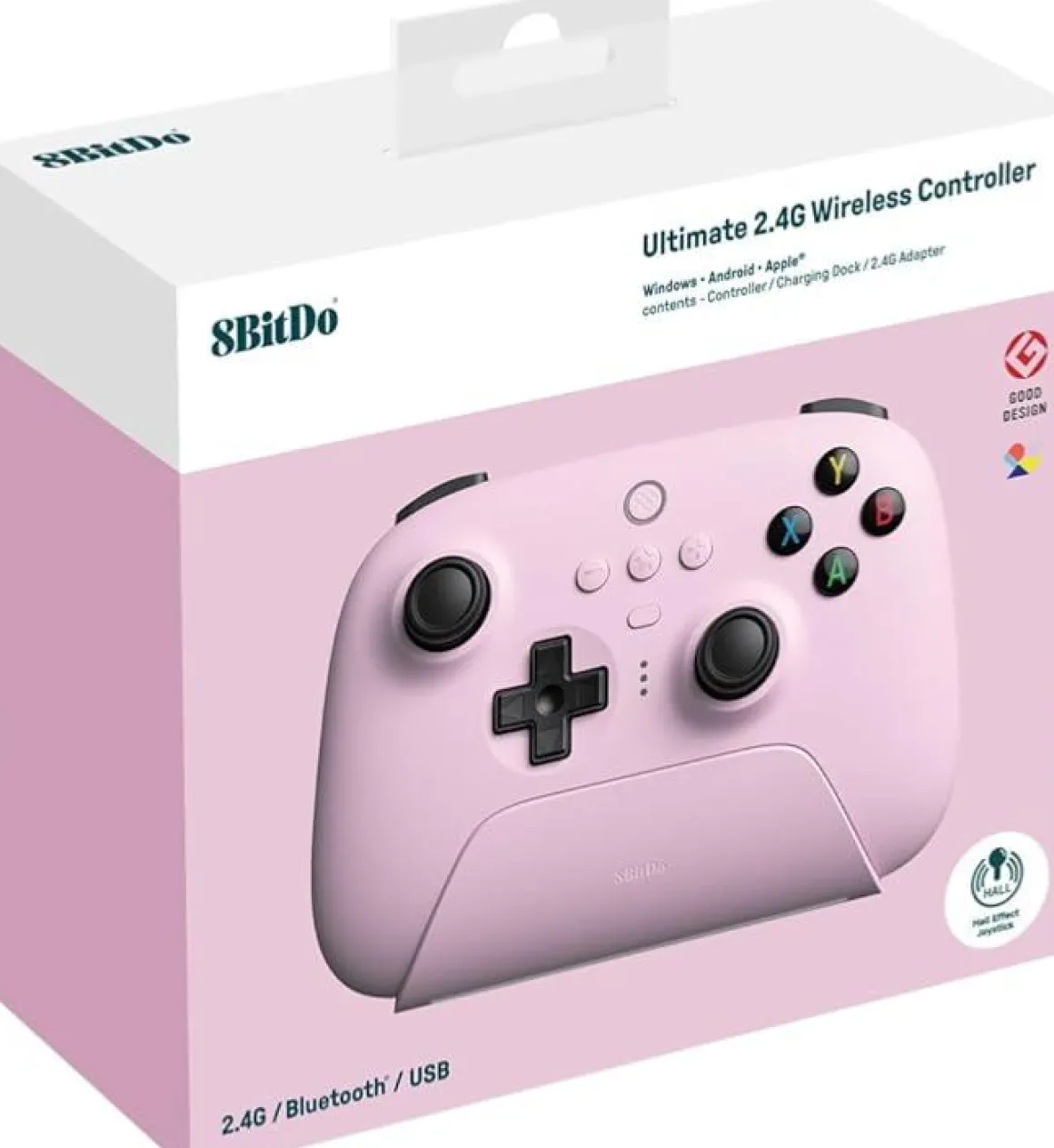 Ultimate 2.4G Wireless HALL EFFECT - Pink Edition^8Bitdo Flash Sale