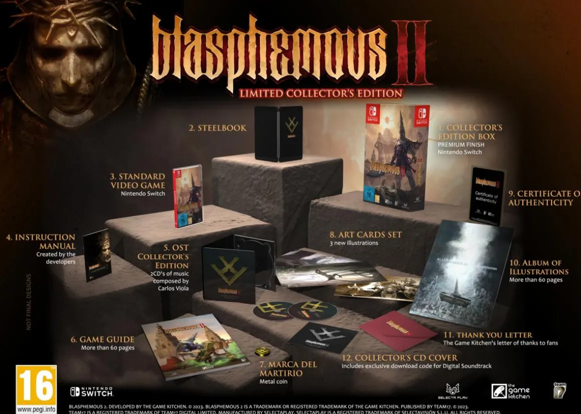 Blasphemous 2 Limited Collector's Edition Nintendo Switch^Astragon Best Sale