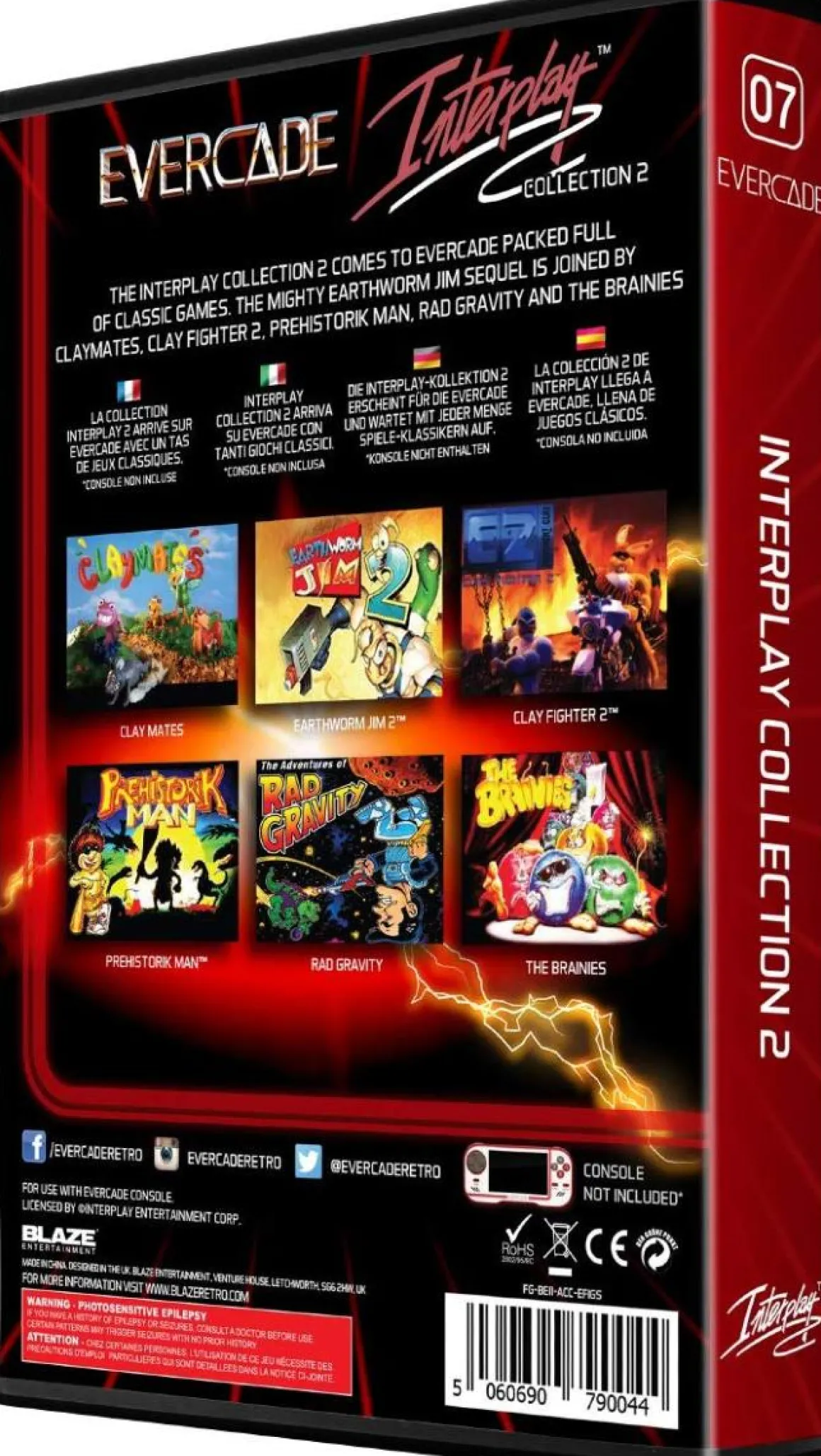 Blaze - InterPlay Collection 2 - Cartouche n° 07^Evercade Sale
