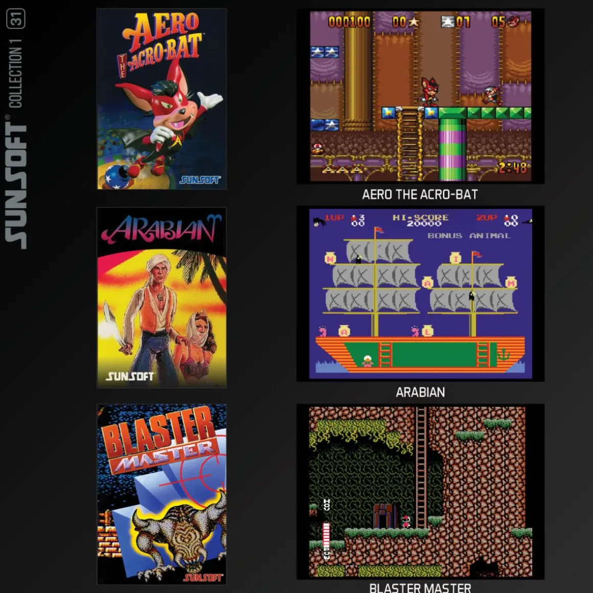 Blaze - Sunsoft Collection 1 - Cartouche n°31^Evercade Cheap