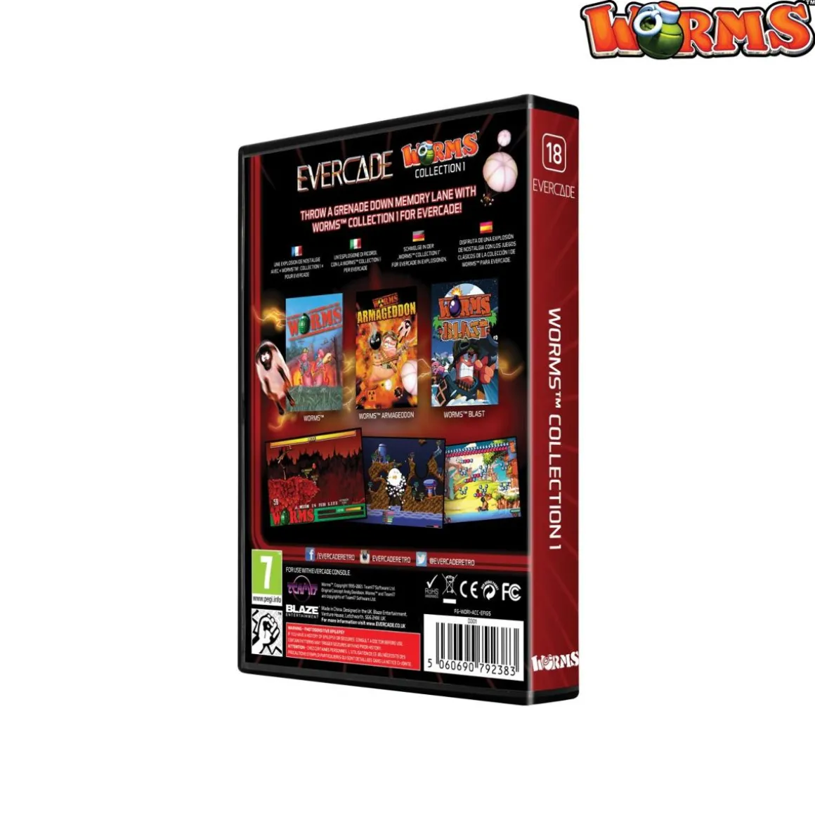 Blaze - Worms Collection 1 - Cartouche n° 18^Evercade New