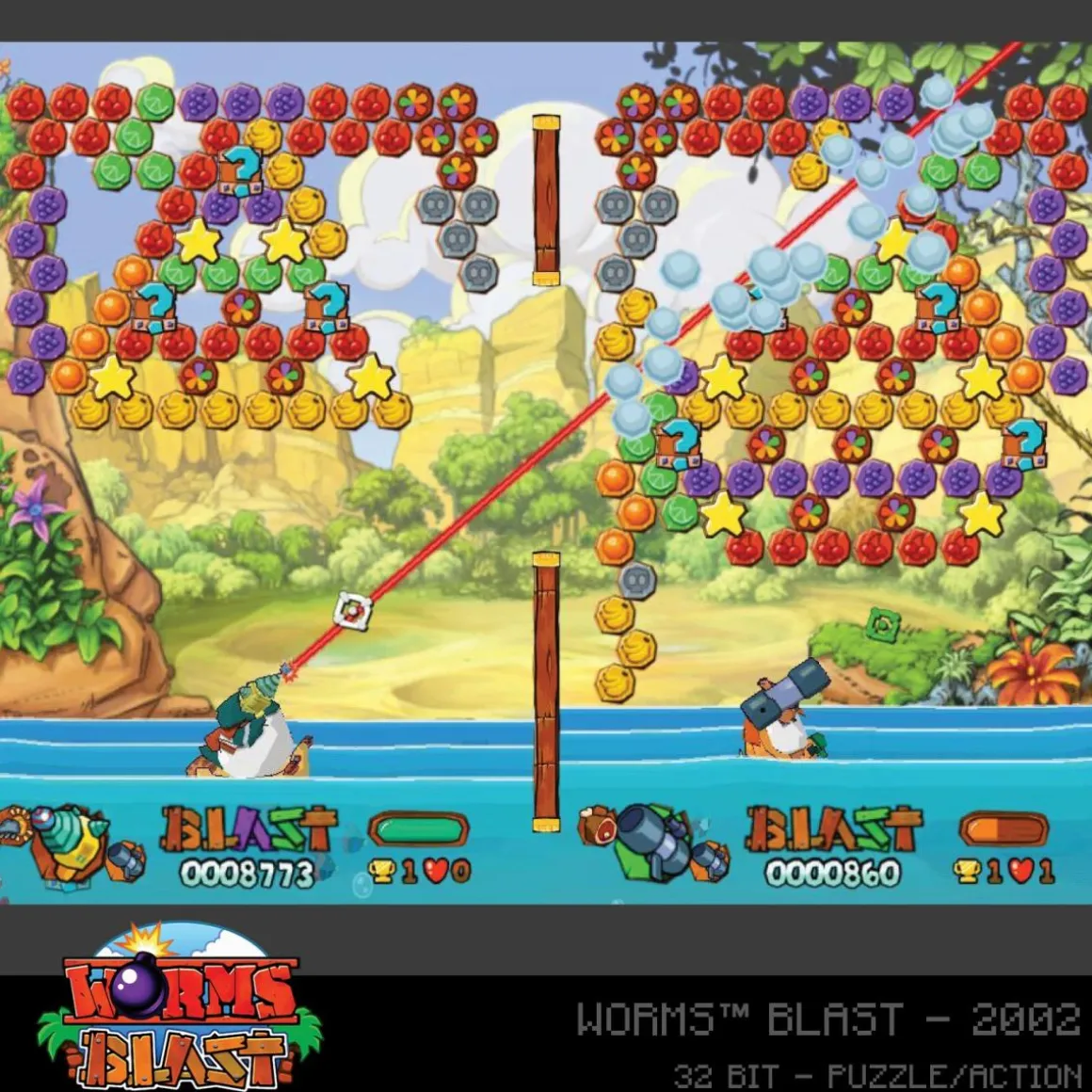 Blaze - Worms Collection 1 - Cartouche n° 18^Evercade New