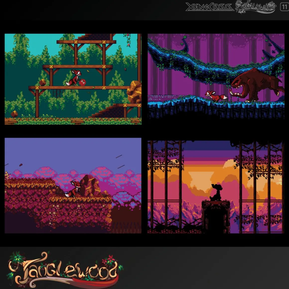 Blaze - Xeno Crisis + Tanglewood - Cartouche n° 11^Evercade Flash Sale