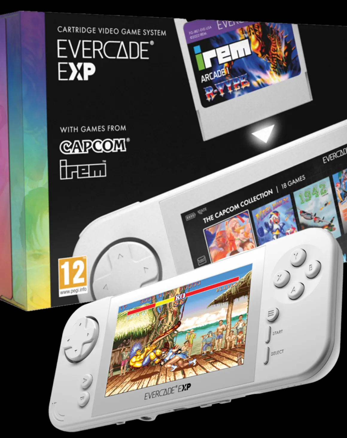 Blaze EXP - Console Portable + Capcom Collection 18 jeux intégrés & Cartouche Irem Arcade N°07 Incluse^Evercade Sale