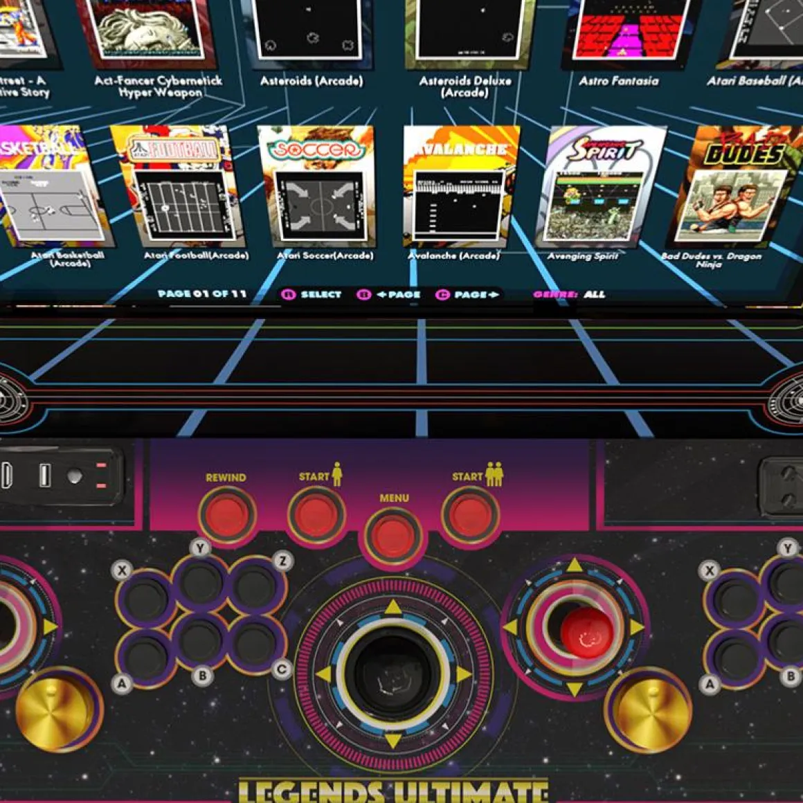 Borne d'arcade Legends Ultimate 300 Jeux^AtGames Shop