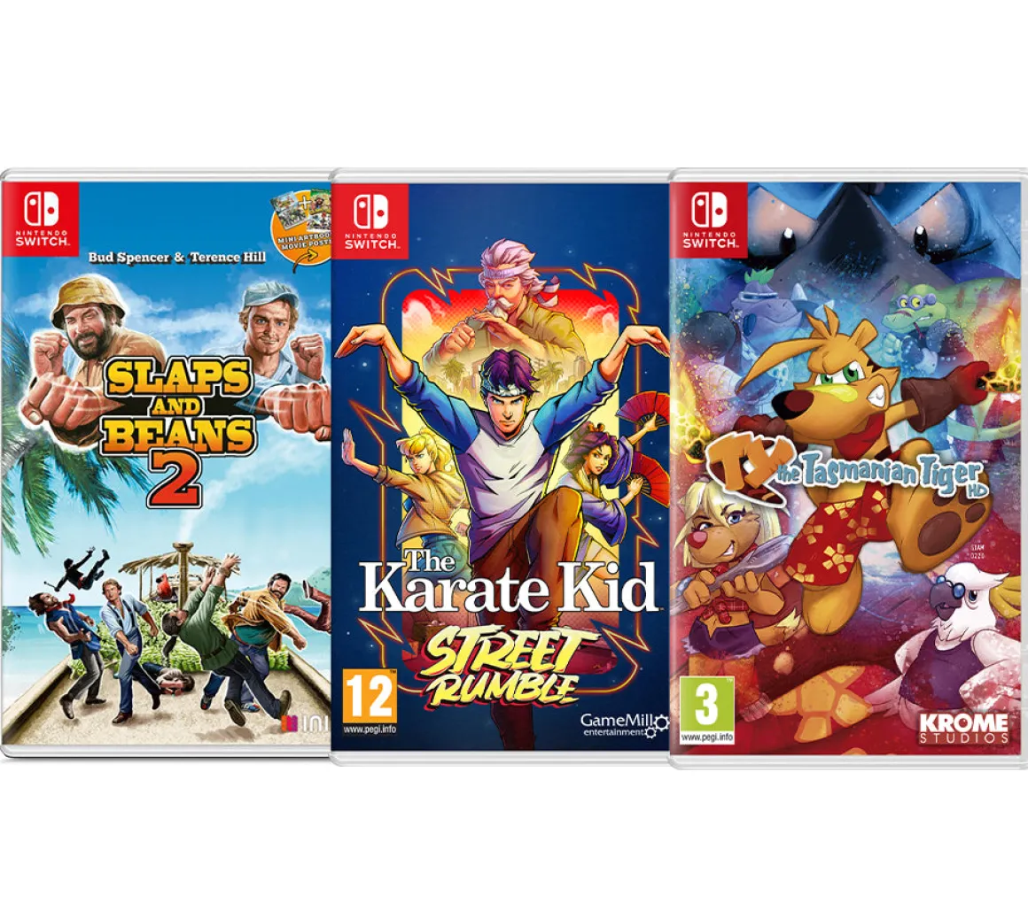 Bundle Karate Kid + Bud Spencer & Terence + Ty the Tasmanian Tiger^Shop Just for Games Sale