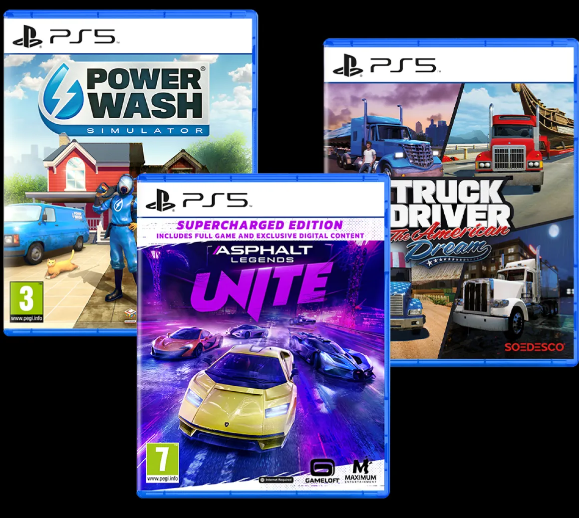 Bundle Truck Driver + Asphalt Legends + Power Wash^Shop Just for Games Store