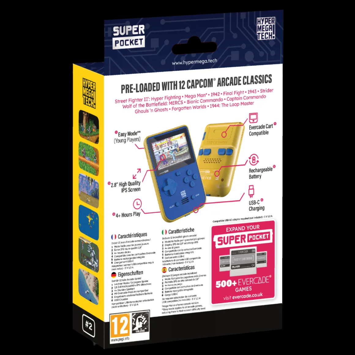 Capcom Super Pocket^Evercade Hot