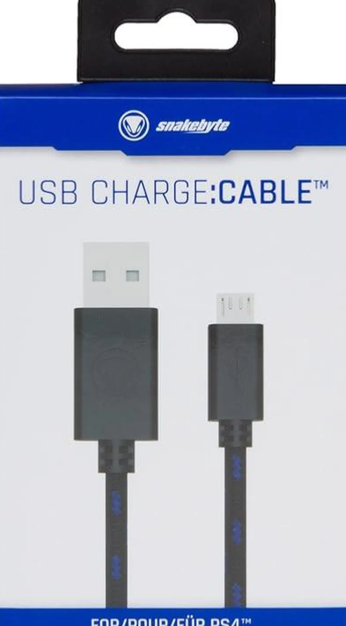 Câble de charge USB (3m) PS4 -^Snakebyte Cheap