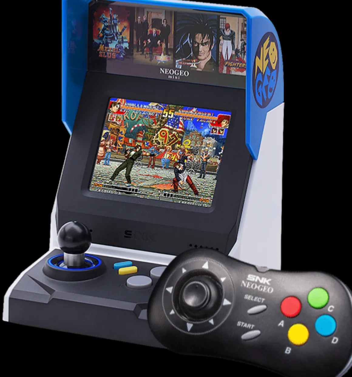 Console Neo Geo Mini HD International + Manette Noire Neo Geo offerte^SNK Discount