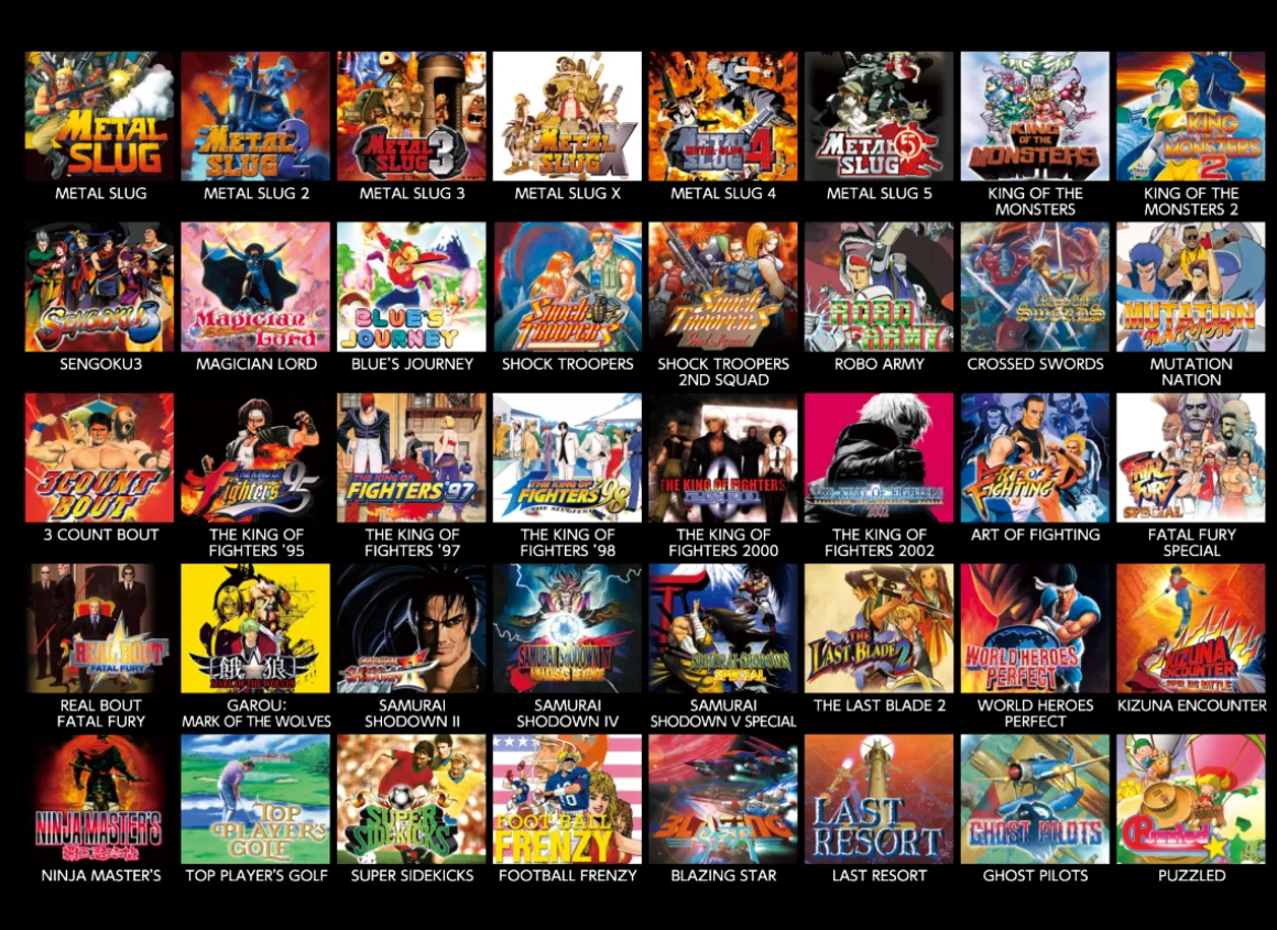 Console Neo Geo Mini HD International + Manette Noire Neo Geo offerte^SNK Discount