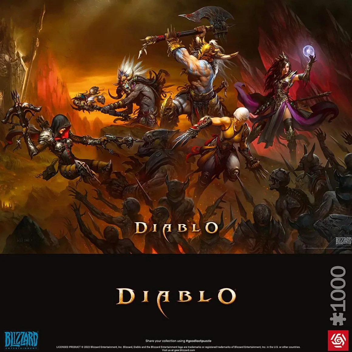 Diablo Heroes Battle Puzzle 1000 pièces^CENEGA Cheap