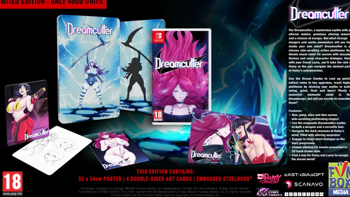 Dreamcutter Steelbook Limited Edition Nintendo SWITCH^Funbox Best