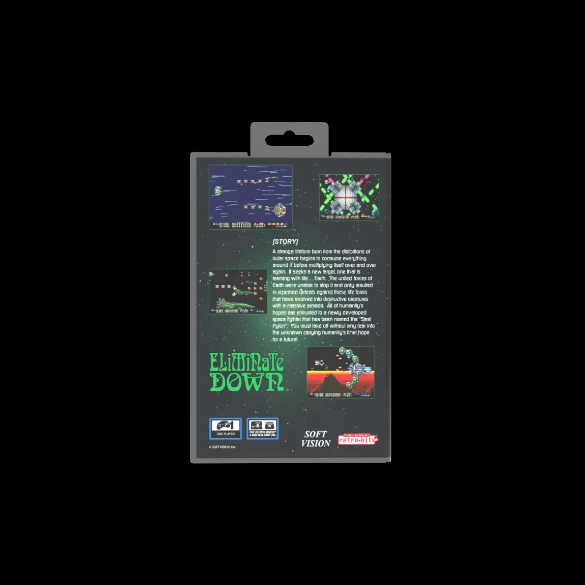 Eliminate Down: Collector's Cartridge - MEGA DRIVE / GENESIS - Publishing^retro-bit Online