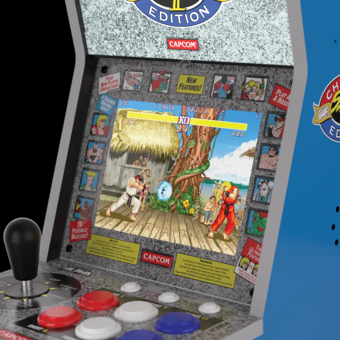 Alpha Street Fighter Bartop Arcade^Evercade Clearance