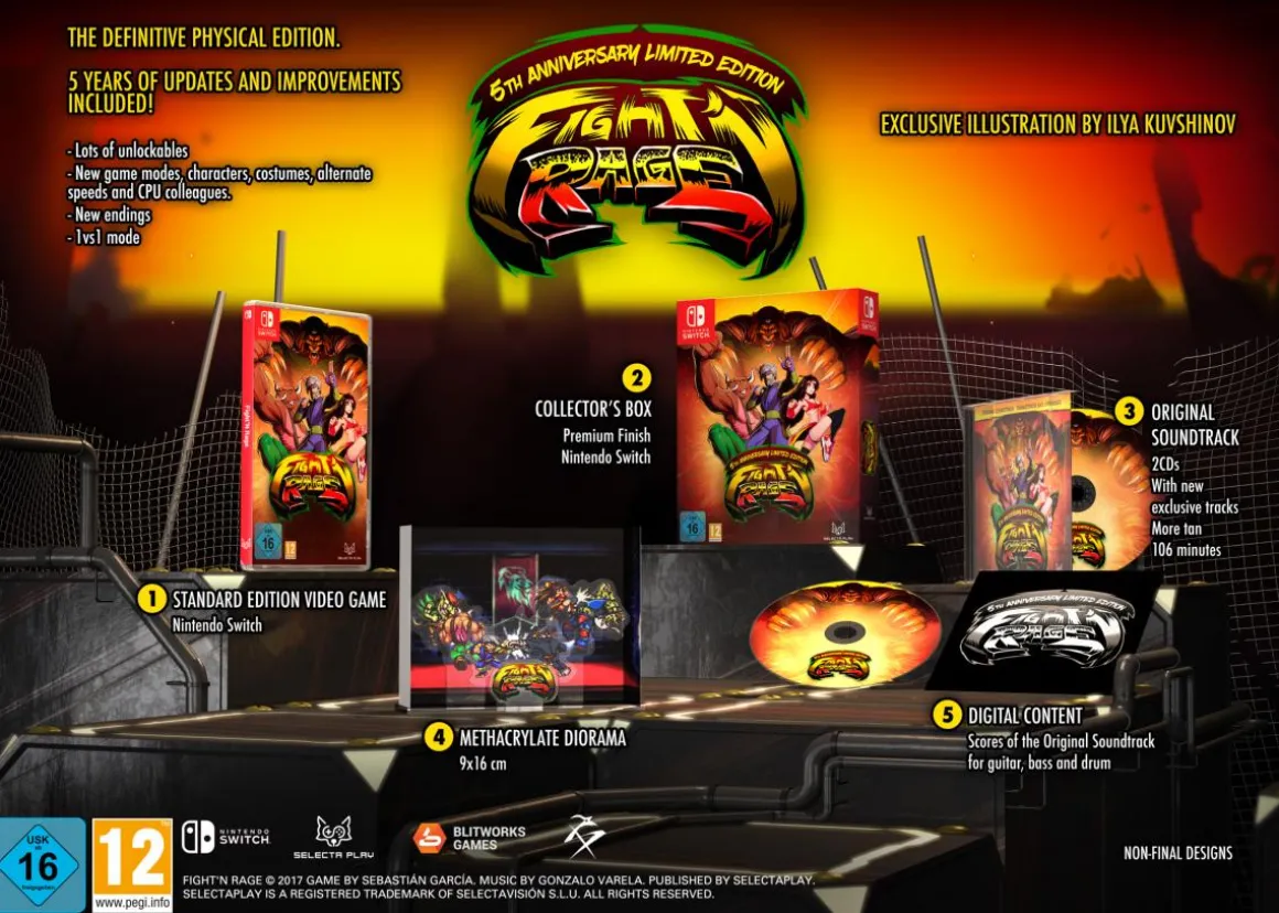 Fight'n Rage 5th Anniversary Limited Editon Nintendo SWITCH^SELECTA PLAY Online