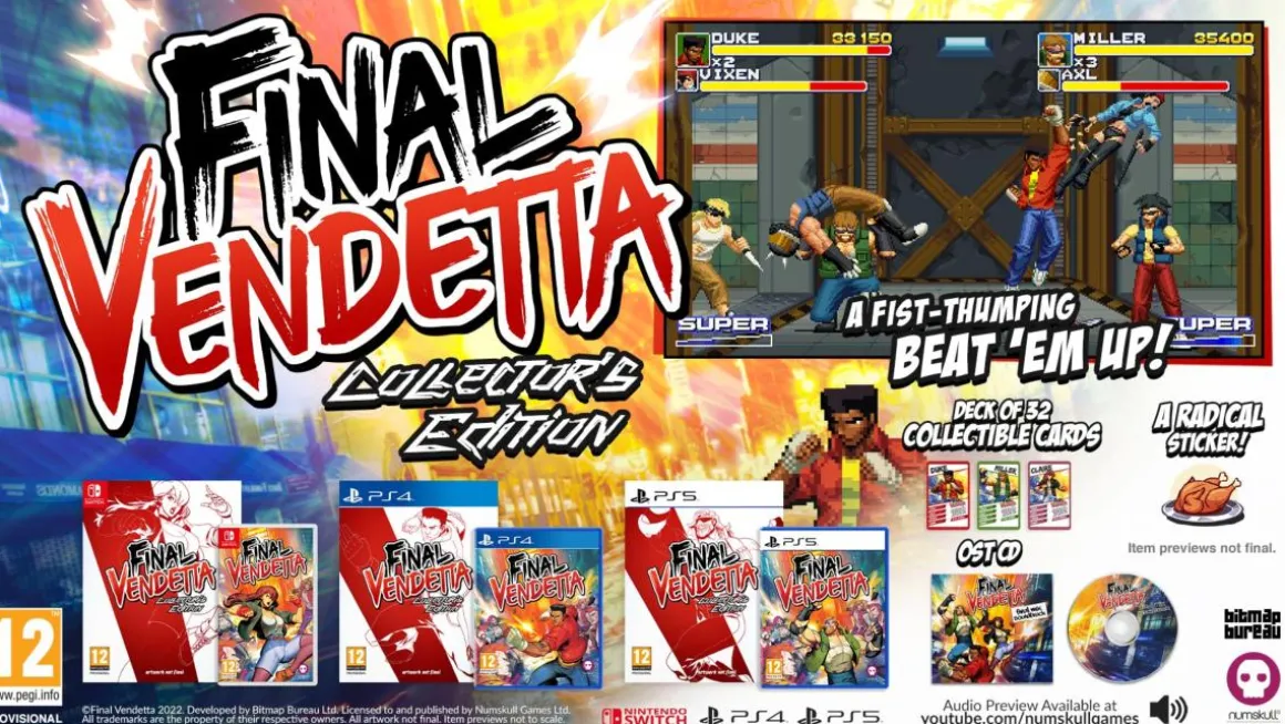 Final Vendetta Collector's Edition Nintendo SWITCH^NUMSKULL Flash Sale