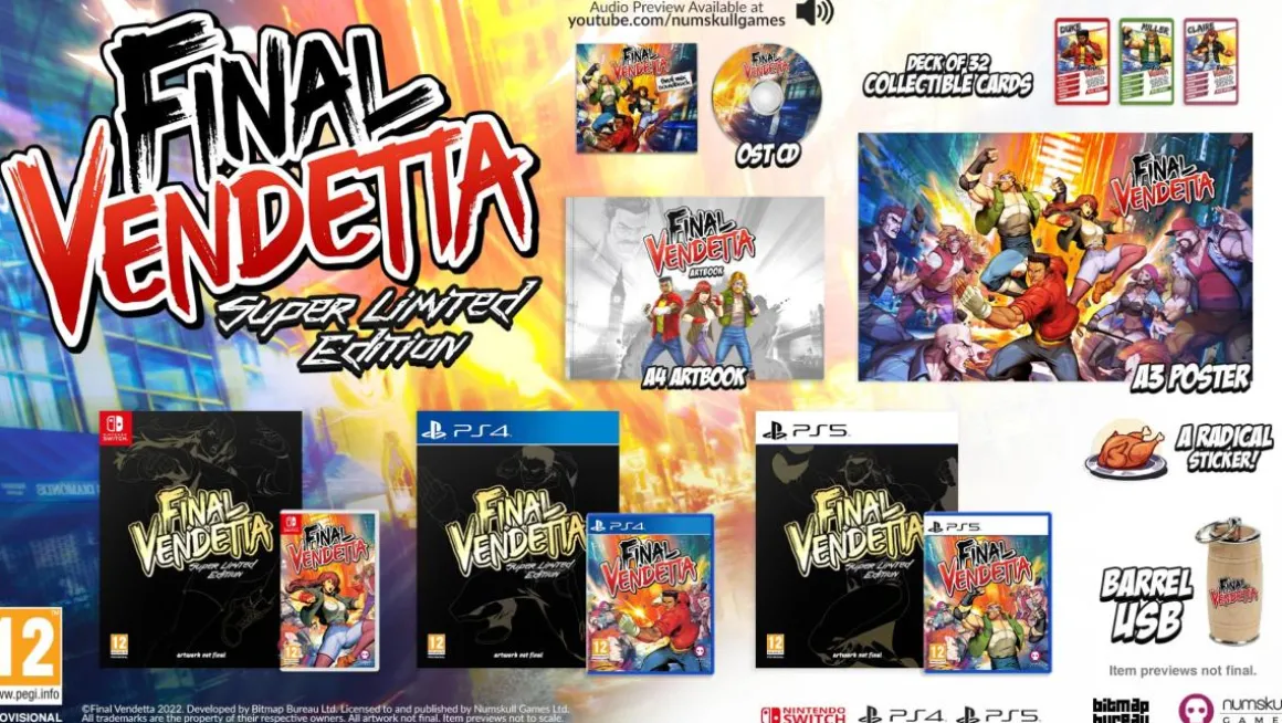 Final Vendetta Super Limited Edition Nintendo SWITCH^NUMSKULL Flash Sale