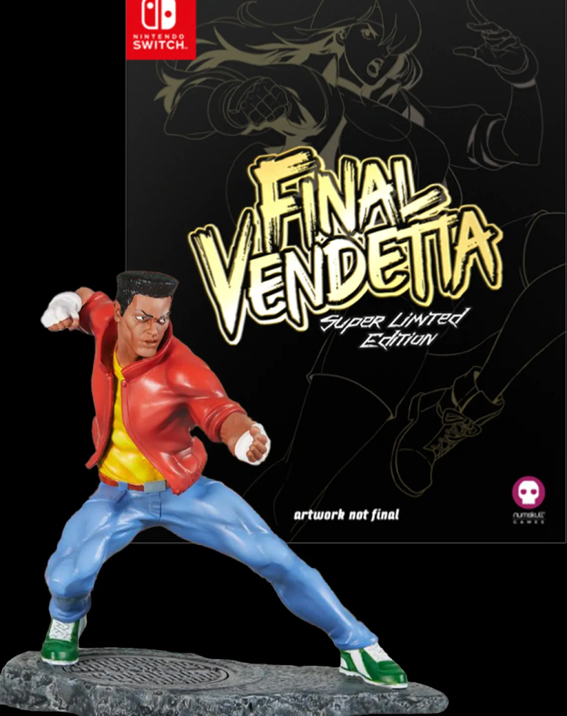 Final Vendetta Super Limited Edition Switch + Figurine de Duke Sancho^NUMSKULL New