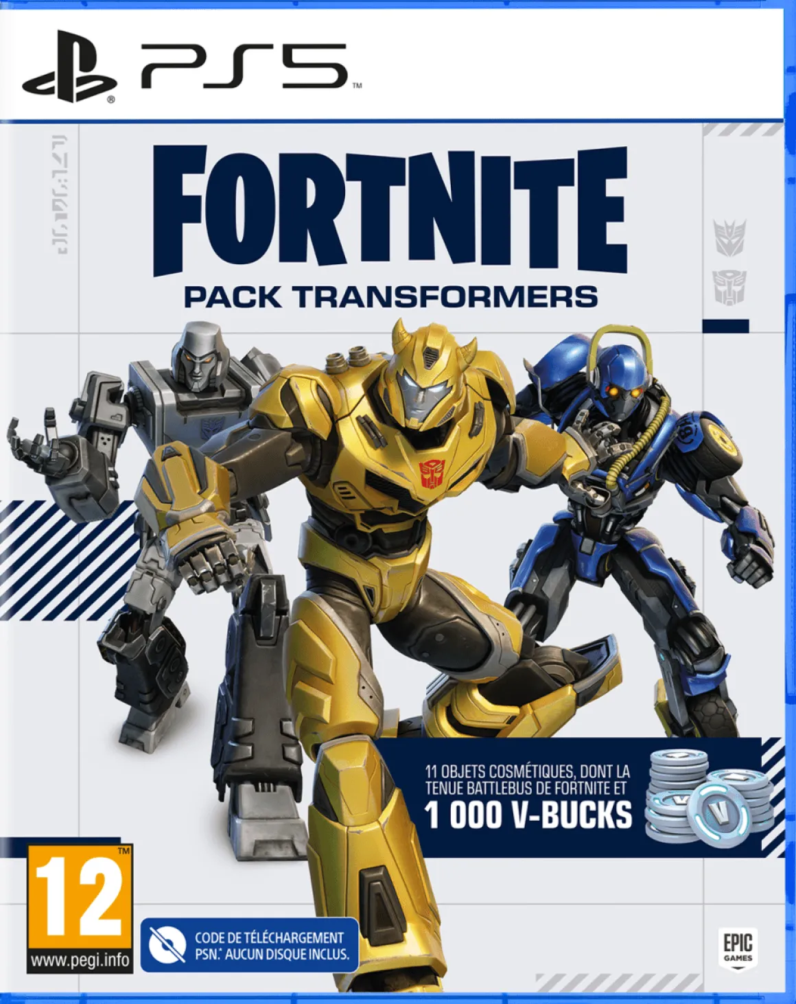 Fortnite Pack Transformers PS5 - 1000 V-Bucks inclus !^Epic Games Discount