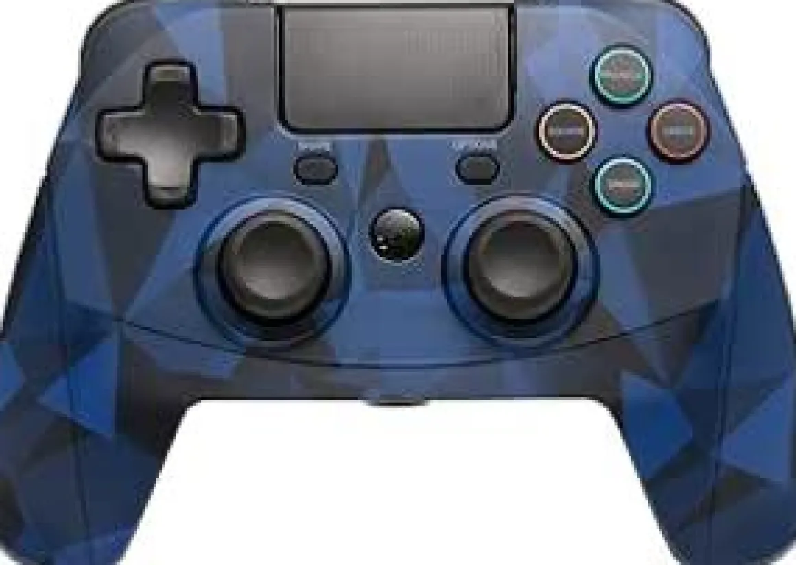 GamePad Camo Bleu sans fil pour PS4 -^Snakebyte Clearance