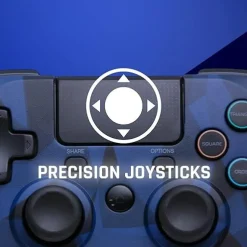 GamePad Camo Bleu sans fil pour PS4 -^Snakebyte Clearance