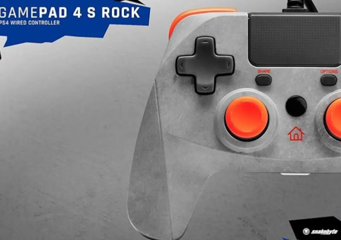 GamePad filaire Rock pour PS4 -^Snakebyte Best Sale