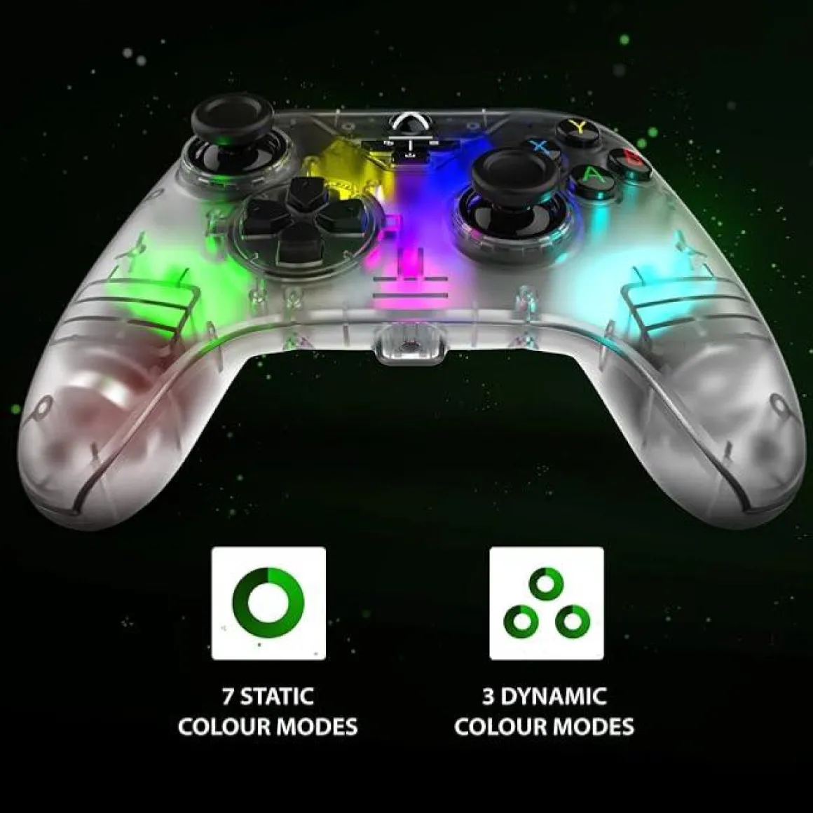 GamePad RGB Transparent XBOX -^Snakebyte Best Sale