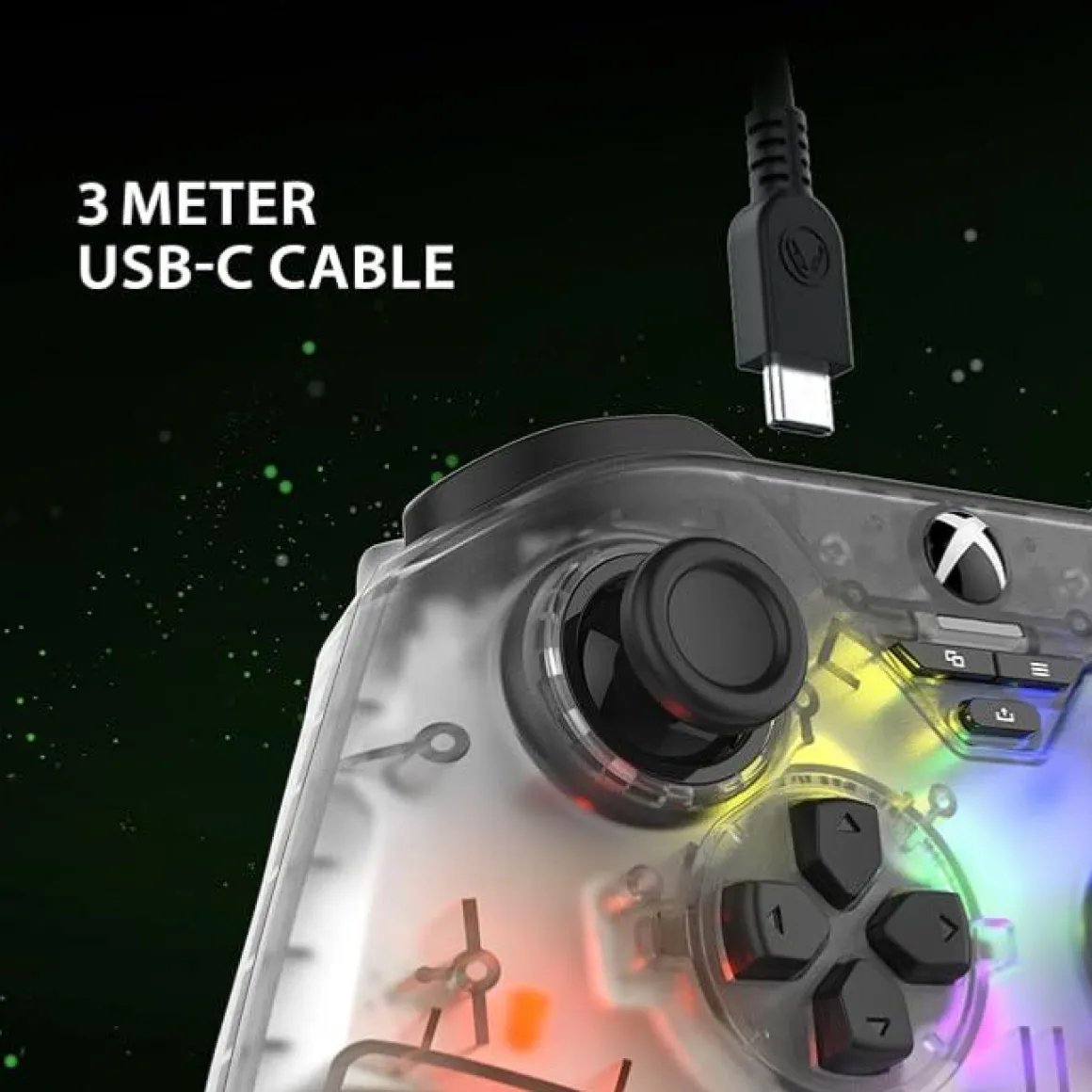 GamePad RGB Transparent XBOX -^Snakebyte Best Sale