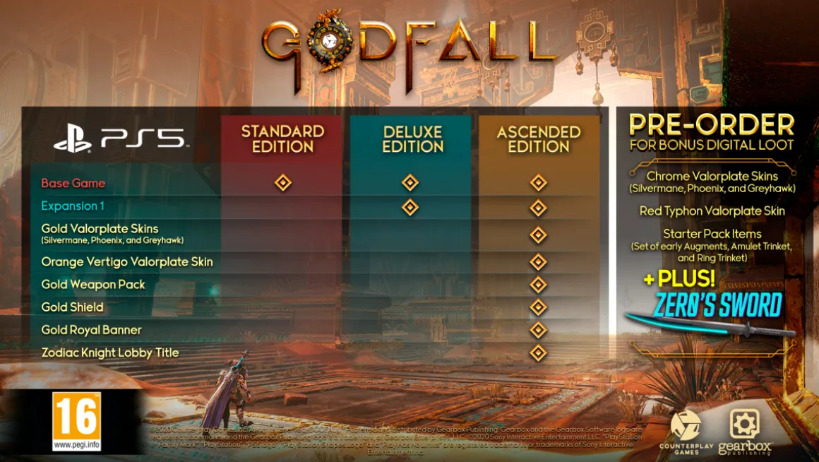 Godfall PS5^Gearbox Sale